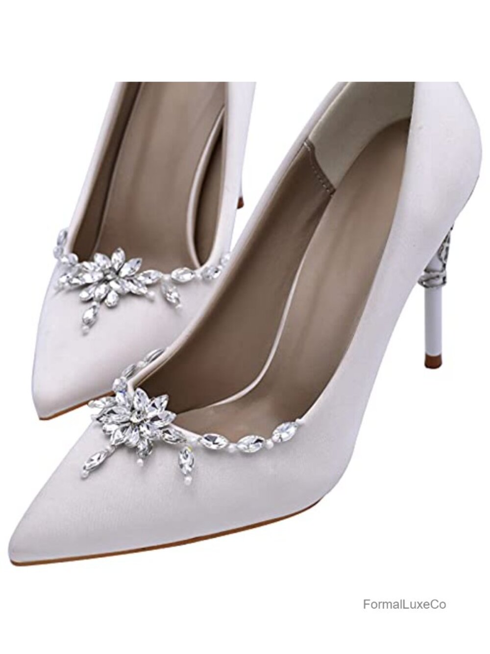 Rhinestone Shoe Clips for Pumps Bridal Wedding Shoe Buckles